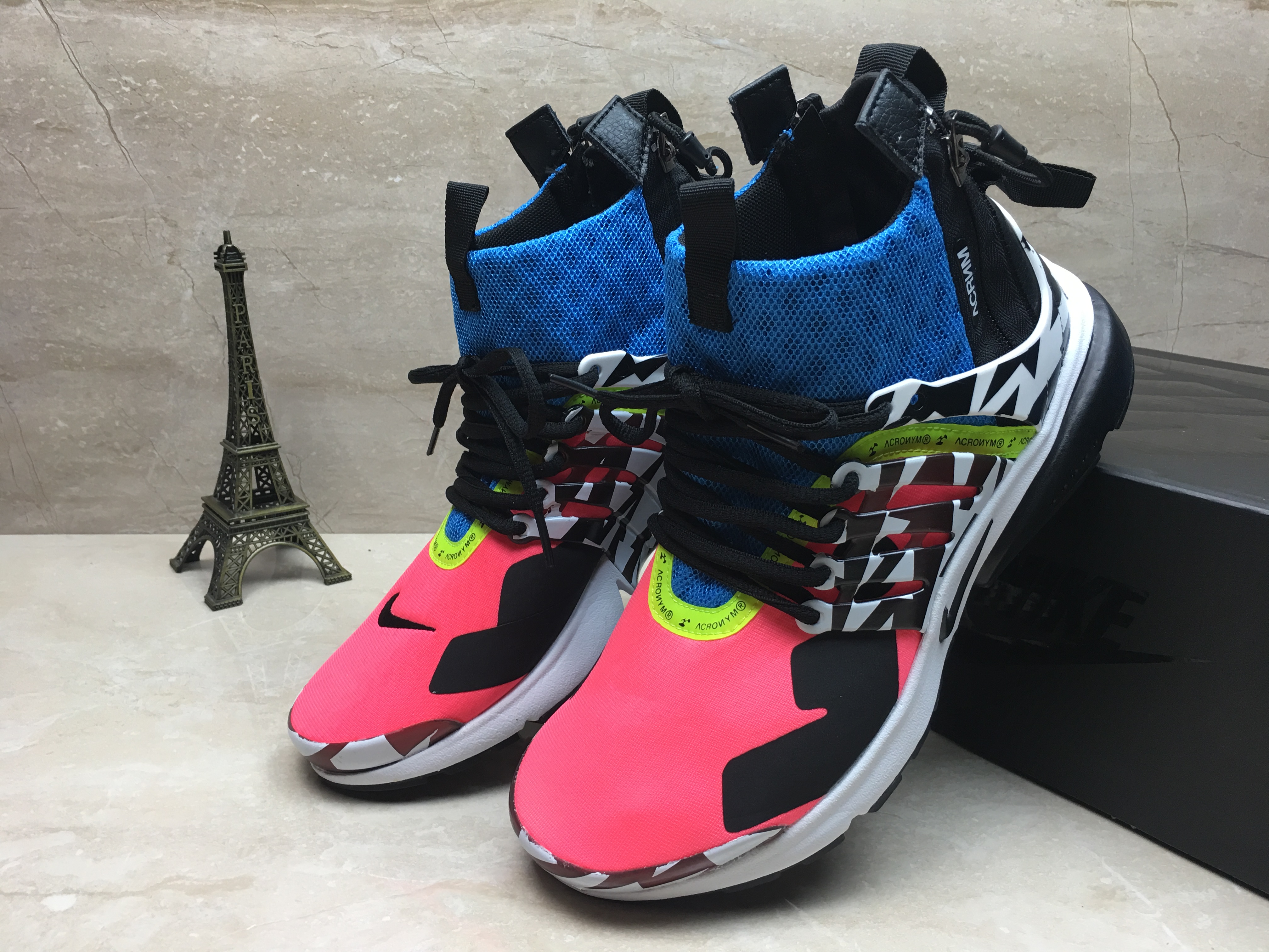 Men Acronym x Nike Air Presto Mid Colorful Shoes - Click Image to Close